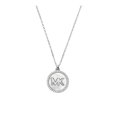 michael kors schmuck silber|michael kors silver necklaces.